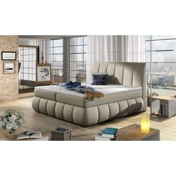 Кровать Eltap Vincenzo Orinoco 22 с подъемным механизмом 160x200 (Gray-Beige) Thumb