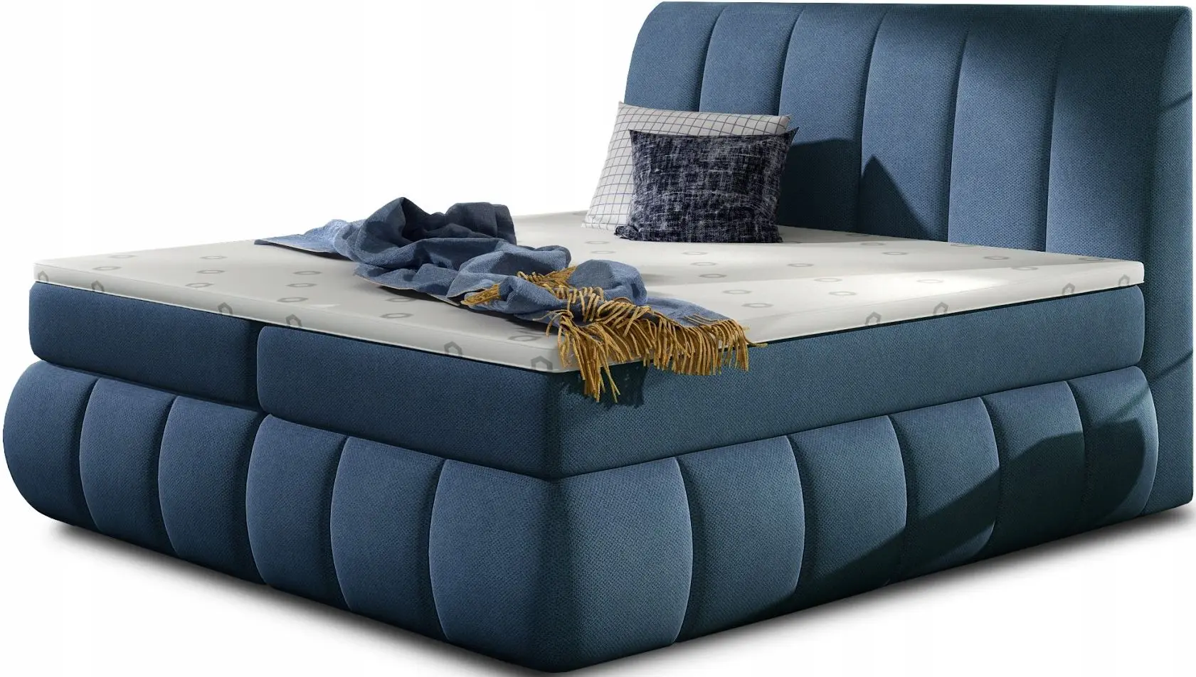 Pat Eltap Vincenzo Orinoco 80 cu mecanism de ridicare 180x200 (Blue)