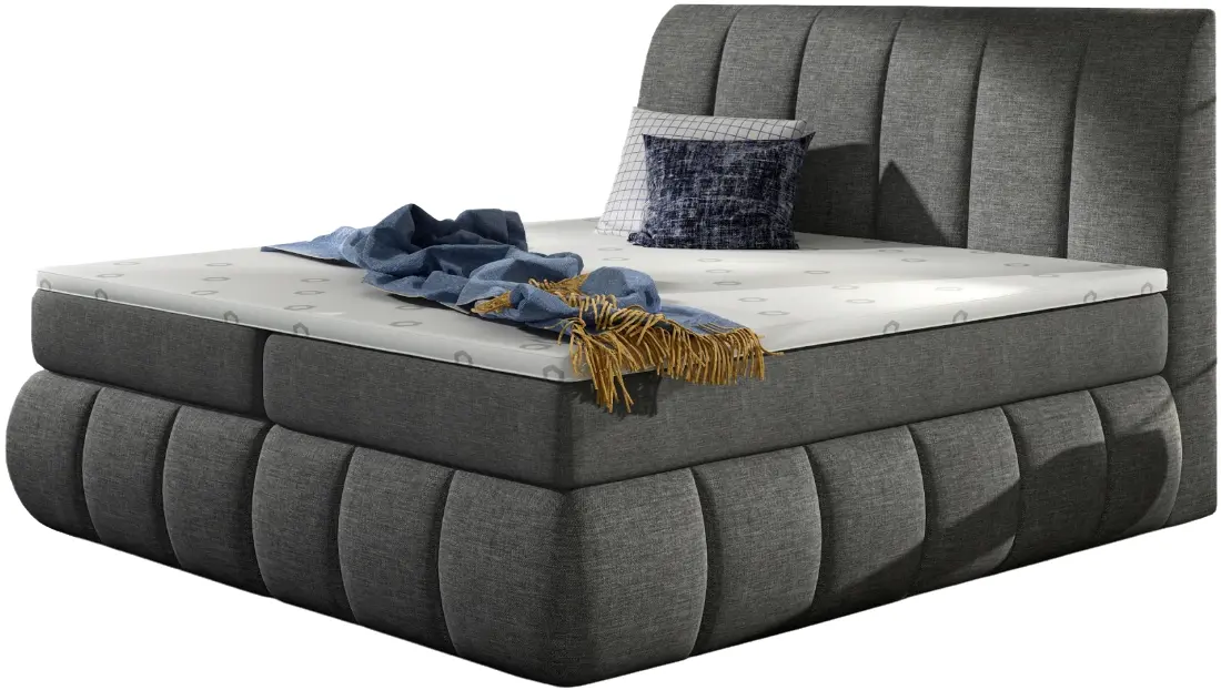 Pat Eltap Vincenzo Sawana 05 cu mecanism de ridicare 140x200 (Dark Gray)