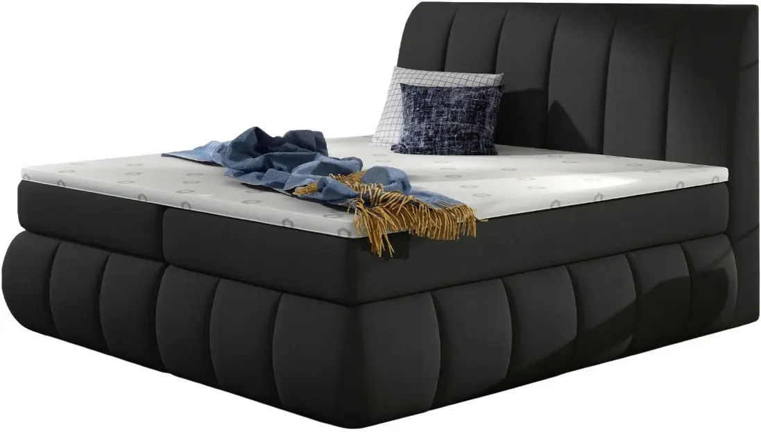 Pat Eltap Vincenzo Sawana 14 cu mecanism de ridicare 180x200 (Black)