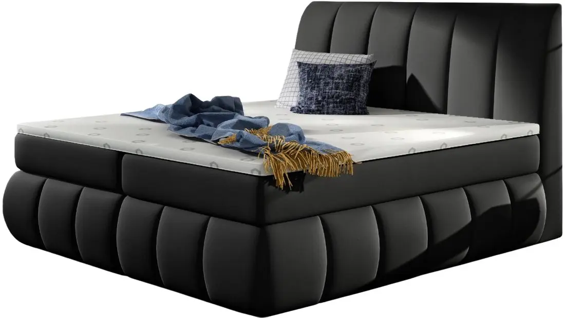 Pat Eltap Vincenzo Soft 11 cu mecanism de ridicare 160x200 (Black)