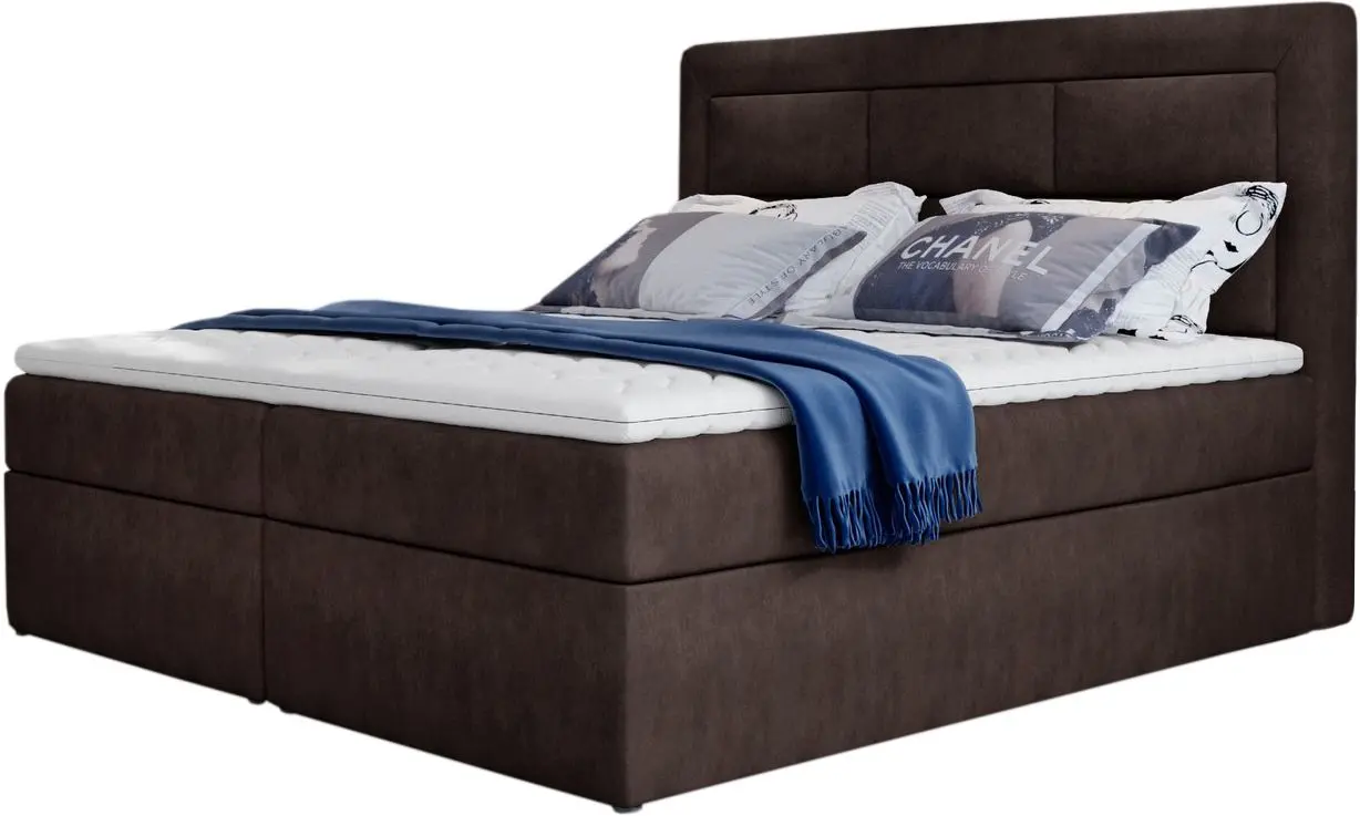 Pat Eltap Vivre Dora 28 cu mecanism de ridicare 160x200 (Dark Brown)