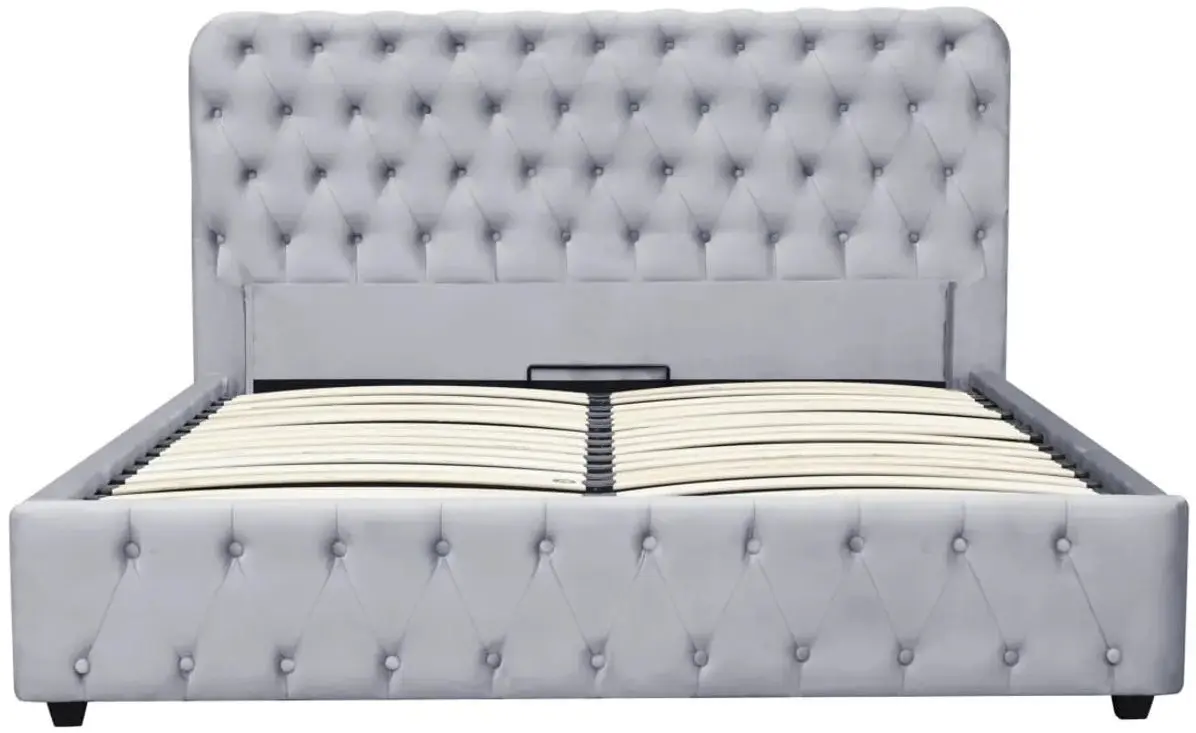 Кровать Fabrik Home Belinda TX-174 180x200 (Серый)