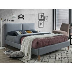 Кровать Signal Acoma 160x200 (Gray/Oak) Thumb