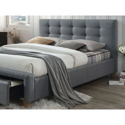 Кровать Signal Ascot 160x200 (Gray/Oak) Thumb