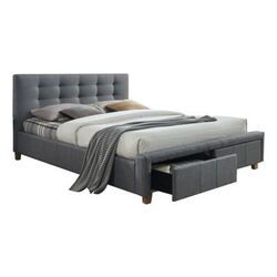 Кровать Signal Ascot 160x200 (Gray/Oak)