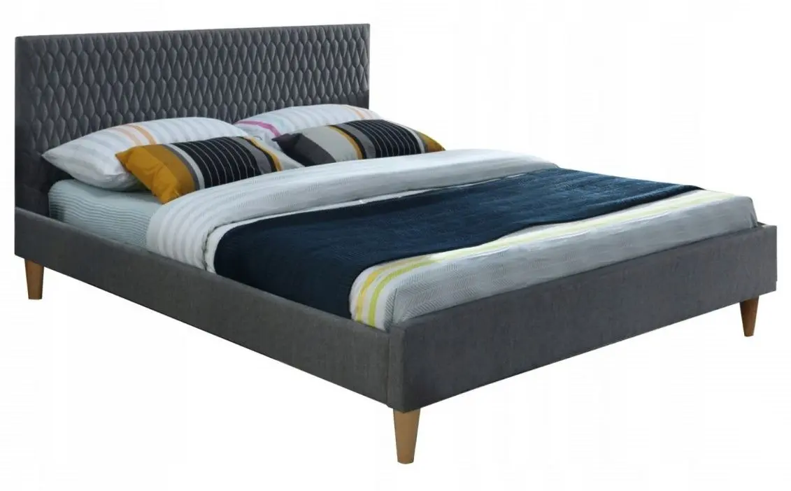 Кровать Signal Azurro 160x200 (Gray/Oak)