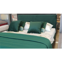 Pat Signal Azurro Velvet 160x200 (Green/Oak) Thumb