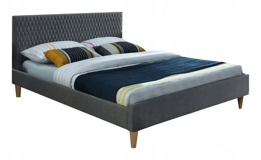 Pat Signal Azurro Velvet 180x200 (Gray/Oak)