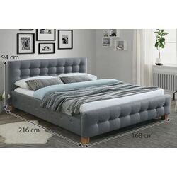 Pat Signal Barcelona 160x200 (Gray/Oak) Thumb