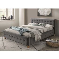 Pat Signal Barcelona Velvet 160x200 (Gray/Oak)