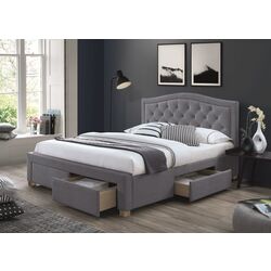Pat Signal Electra Velvet 160x200 (Gray/Oak)