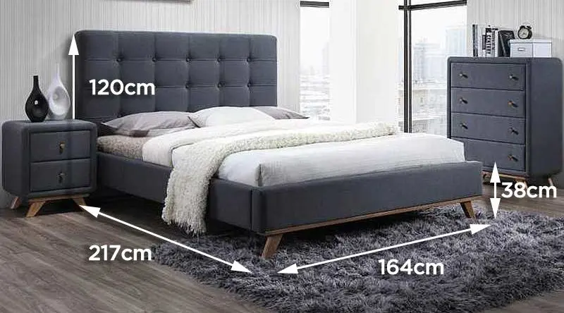 Кровать Signal Melissa 160x200 (Gray) - 3
