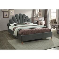 Pat Signal Santana Velvet 160x200 (Gray/Oak) Thumb