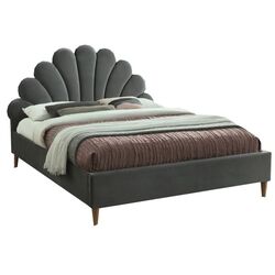 Pat Signal Santana Velvet 160x200 (Gray/Oak)