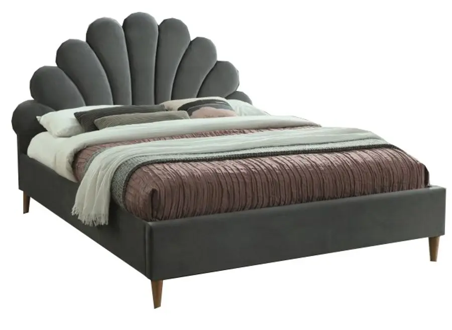 Pat Signal Santana Velvet 160x200 (Gray/Oak)