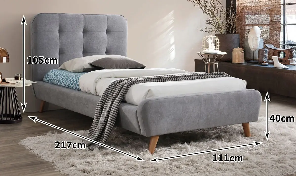 Pat Signal Tiffany 90x200 (Gray/Oak) - 2