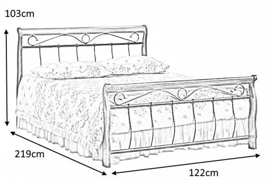 Pat Signal Venecja 120x200 (Antique Cherry/Black) - 2