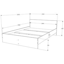 Pat Haaus Remi 140x200 (Sonoma Oak) Thumb