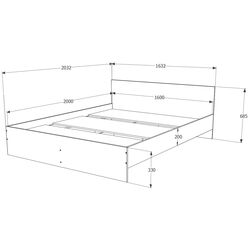 Pat Haaus Remi 160x200 (Wenge) Thumb