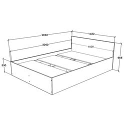 Pat Haaus Malmo 140x200 (Clay/Artisan Oak) Thumb