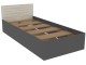 Pat Haaus Malmo 90x200 (Anthracite/White Oak)