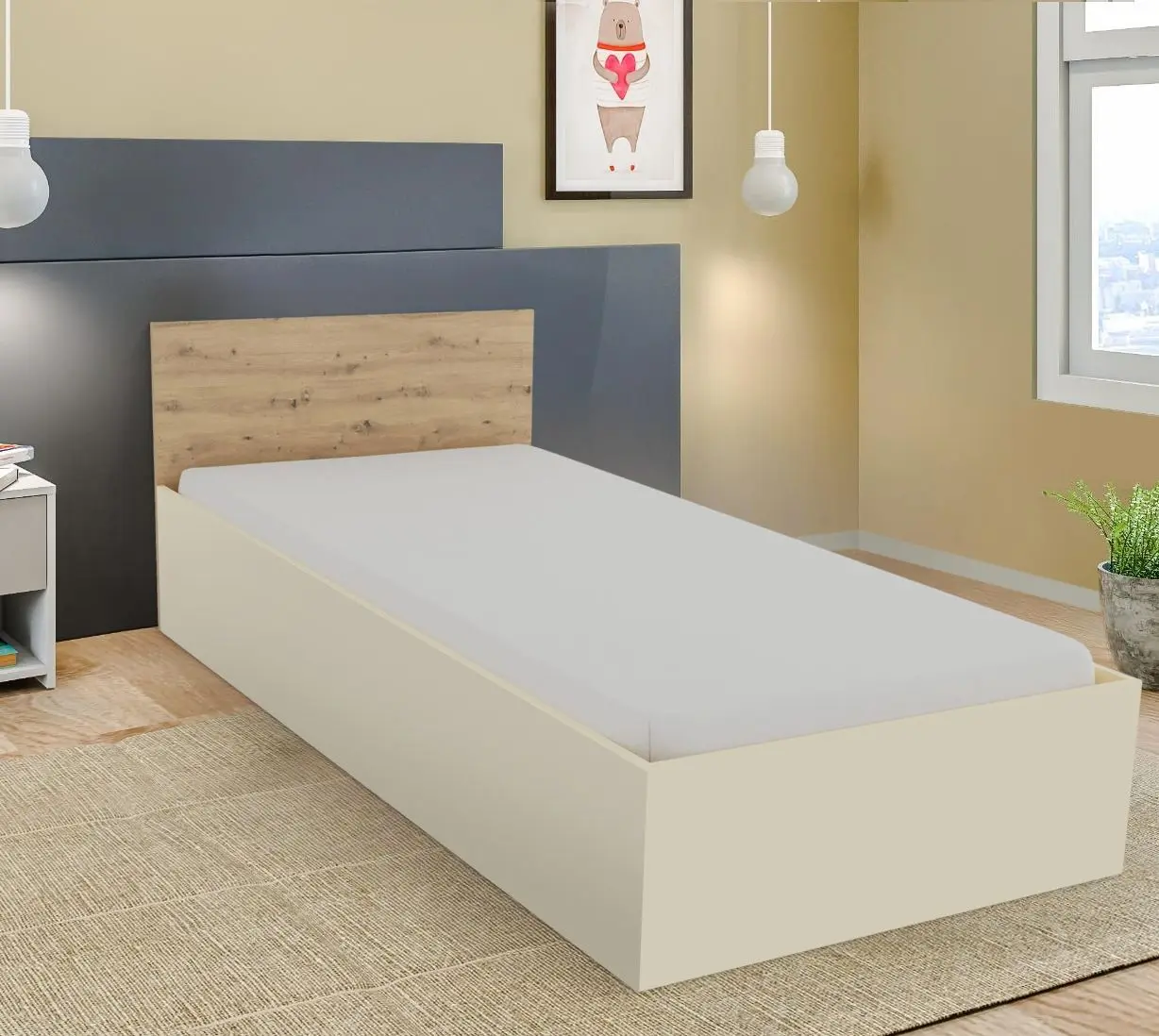 Pat Haaus Malmo 90x200 (Clay/Artisan Oak)