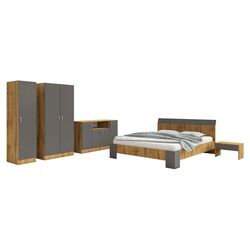 Pat Haaus Pedro 160x200 (Wotan Oak/Anthracite) Thumb