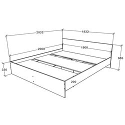 Pat Haaus Remi 180x200 cm (White) Thumb