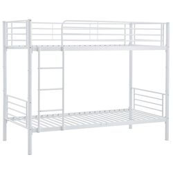 Двухъярусная кровать Halmar Bunky 90x200 (White) Thumb