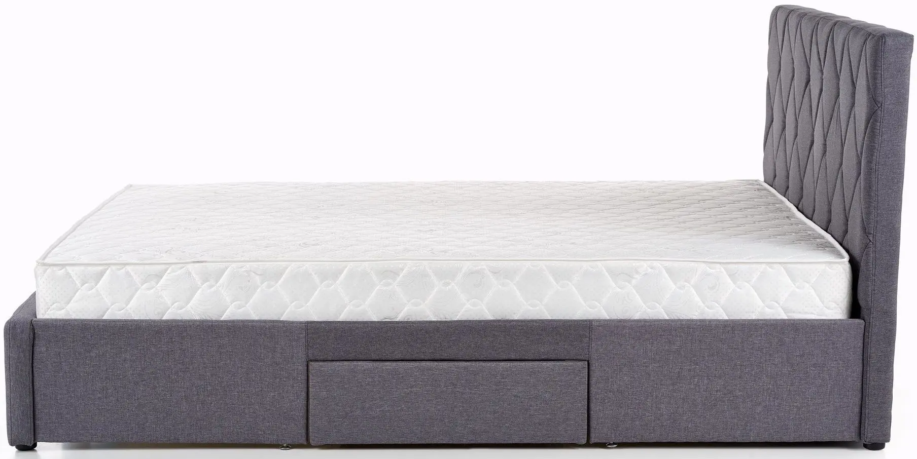 Pat Halmar Betina 160x200 cu sertare (Gray)