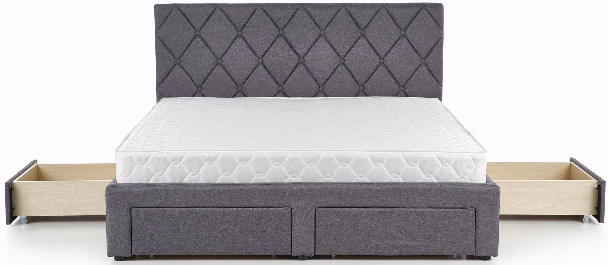 Pat Halmar Betina 160x200 cu sertare (Gray)