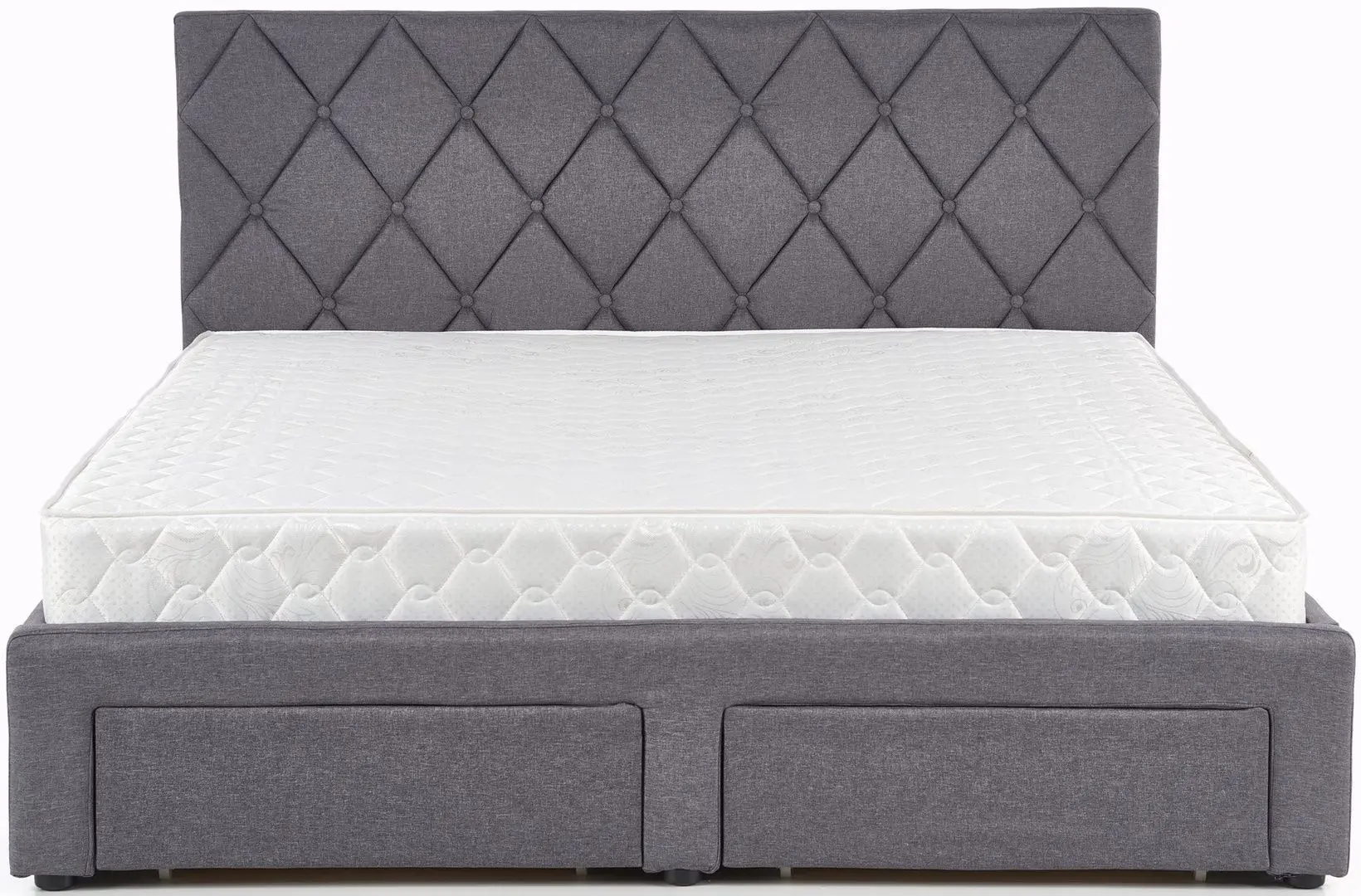 Pat Halmar Betina 160x200 cu sertare (Gray)