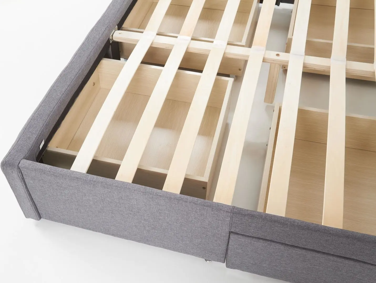 Pat Halmar Betina 160x200 cu sertare (Gray)