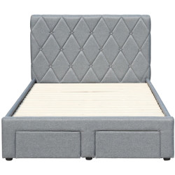 Pat Halmar Betina cu sertare 120x200 (Gray) Thumb
