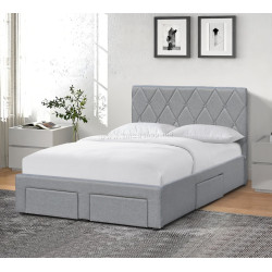 Кровать Halmar Betina с ящиками 120x200 (Gray)
