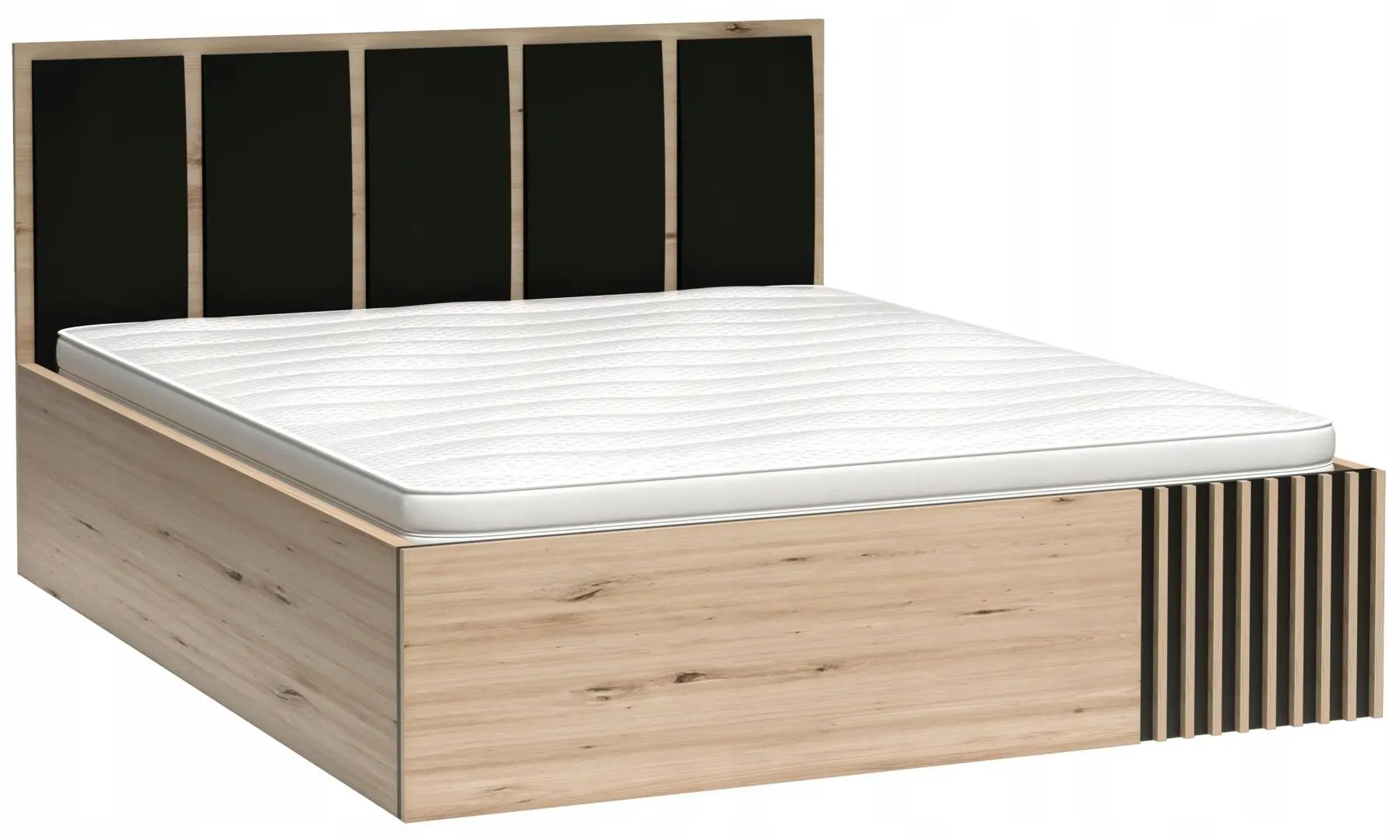 Pat Halmar CALI C16 cu mecanism de ridicare 160x200 (Artisan Oak/Black)