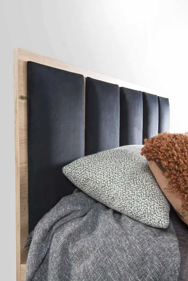 Pat Halmar CALI C16 cu mecanism de ridicare 160x200 (Artisan Oak/Black)