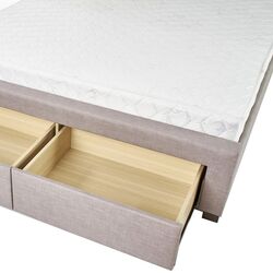 Pat Halmar Evora cu sertare 160x200 (Beige) Thumb