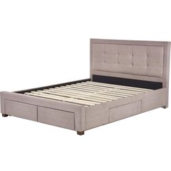 Pat Halmar Evora cu sertare 160x200 (Beige) Thumb