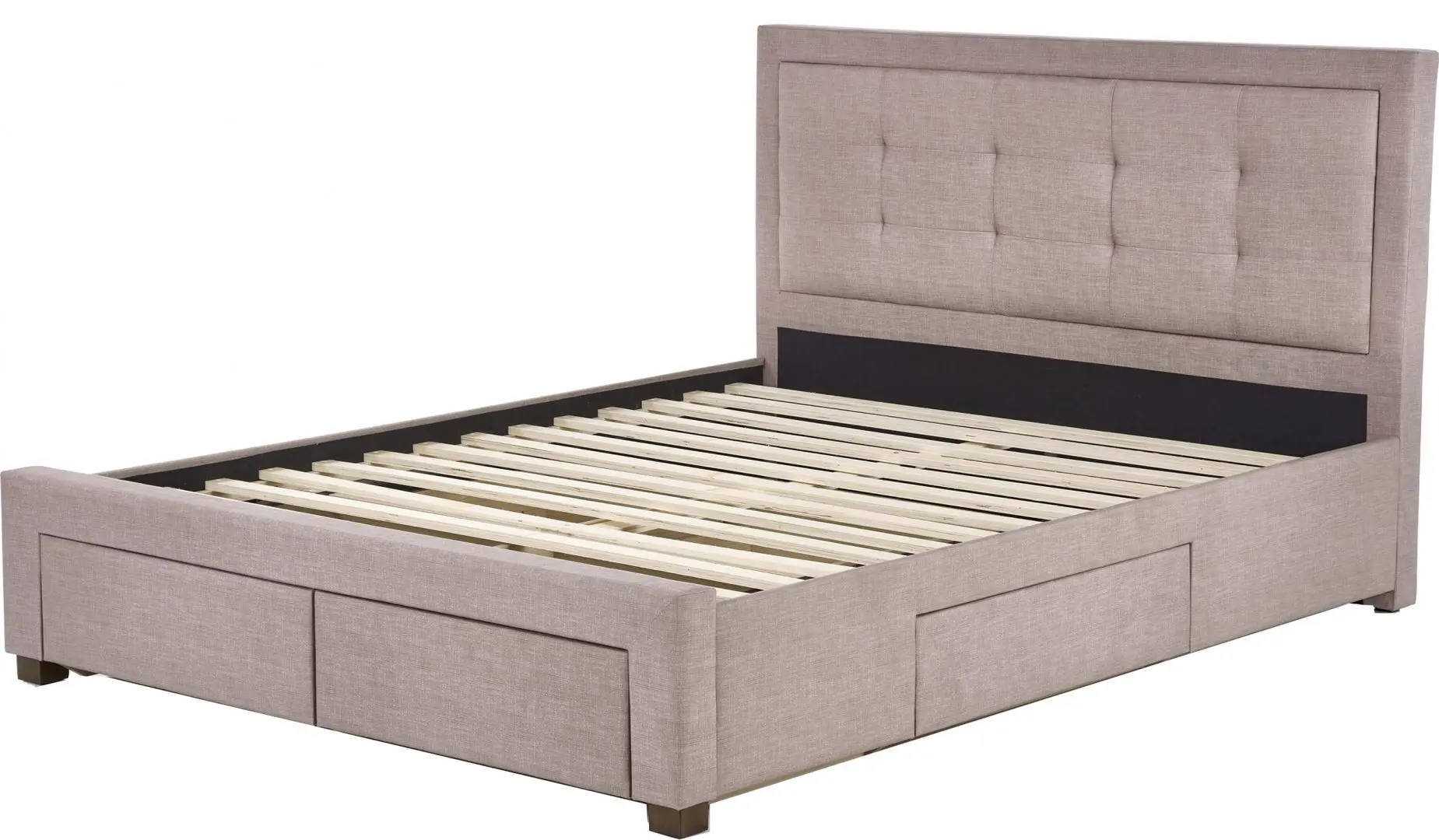 Pat Halmar Evora cu sertare 160x200 (Beige)