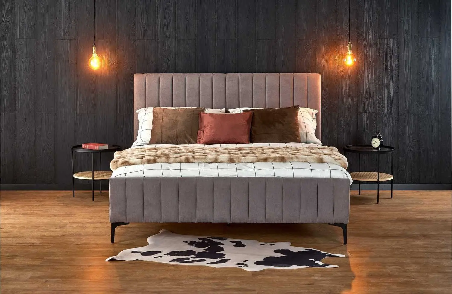 Pat Halmar Francesca 160x200 (Light Gray)