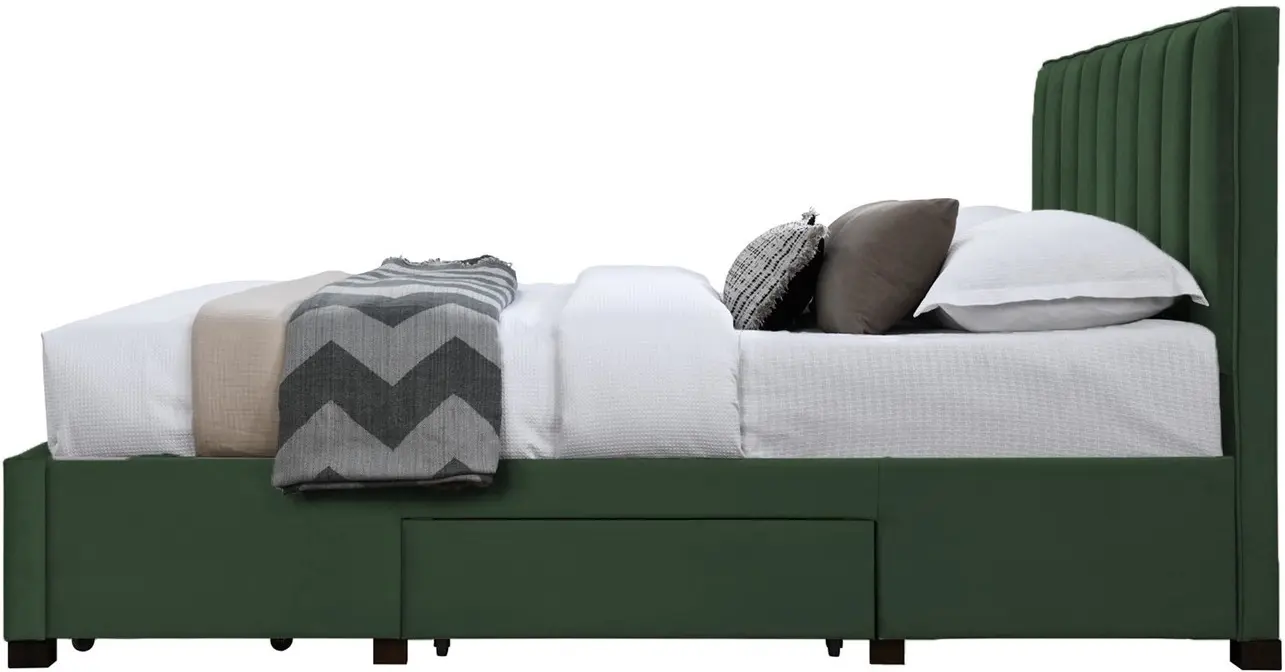 Кровать Halmar Grace 120x200 (Dark Green) - 3