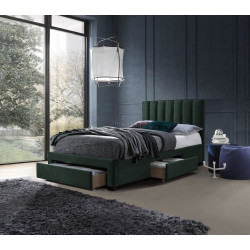 Кровать Halmar Grace 120x200 (Dark Green)