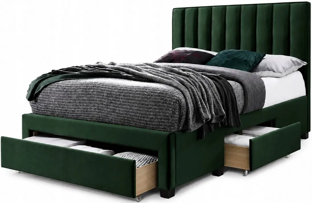 Кровать Halmar Grace 120x200 (Dark Green) - 2
