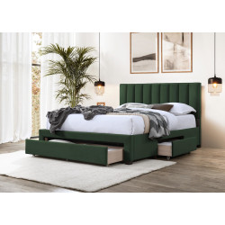 Кровать Halmar Grace 140x200 (Dark Green)
