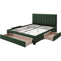 Кровать Halmar Grace 140x200 (Dark Green) Thumb