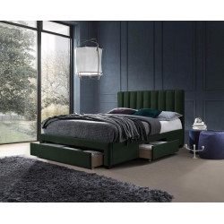 Кровать Halmar Grace 140x200 (Dark Green) Thumb