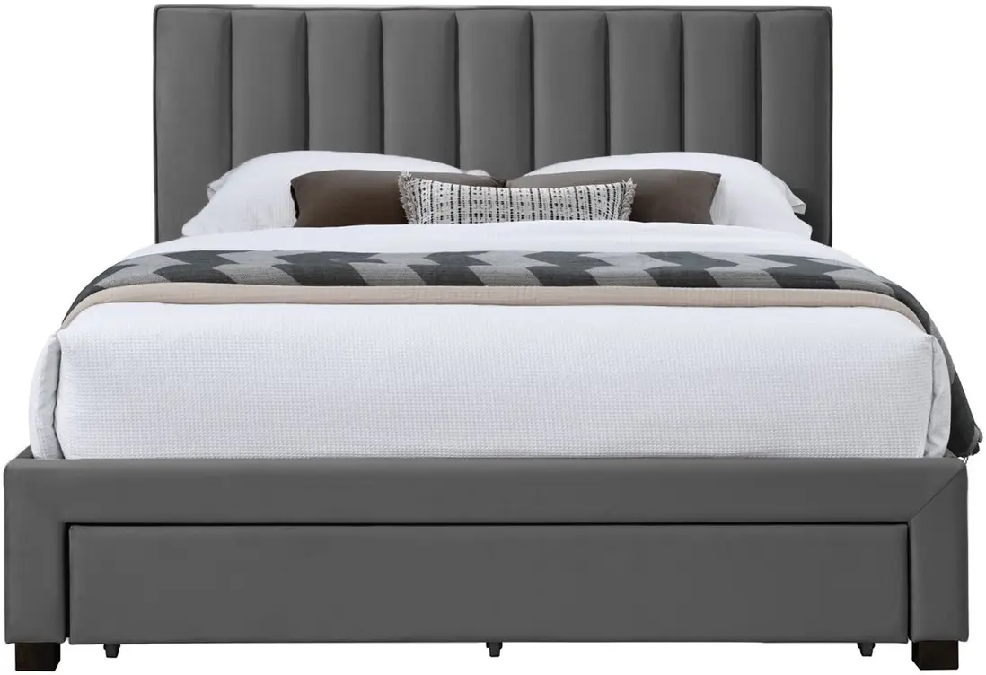Pat Halmar Grace cu sertare 140x200 (Grey) - 3