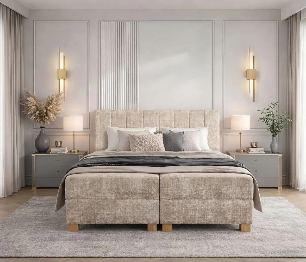 Кровать Halmar Largo 160x200 (Beige)
